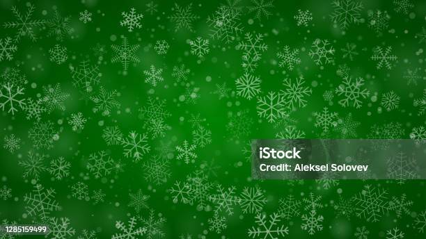 雪片のクリスマスの背景 - クリスマスのベクターアート素材や画像を多数ご用意 - クリスマス, 背景, 緑色