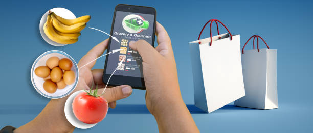 istock Grocery shopping home delivery 1285161767
