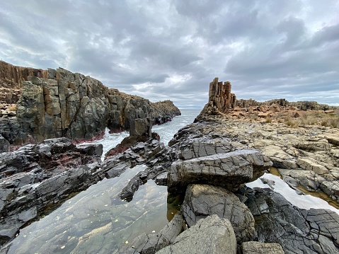 The coastline of the Atlantic at Newfoundland’s Deadmans Bay