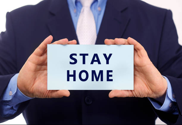 istock Calling stay at home during covid-19 1285168920