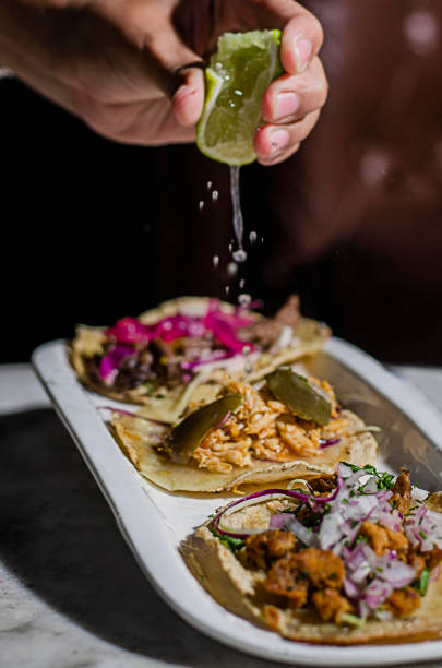 istock Mexican food prepared in a restaurant 1285175365