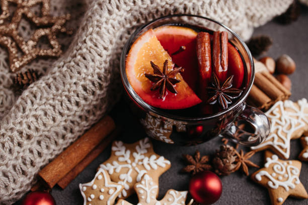 istock Christmas or New Year traditional mulled wine 1285178385