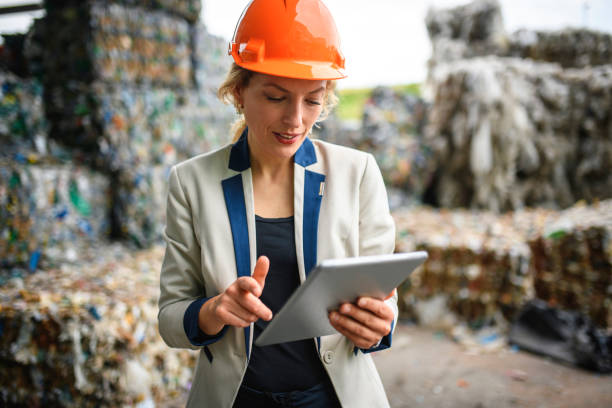 istock Waste Management Expert Conducting Quality Control Outdoors 1285181666