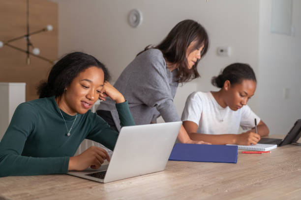 istock Studying at home during Covid-19 pandemic 1285181736