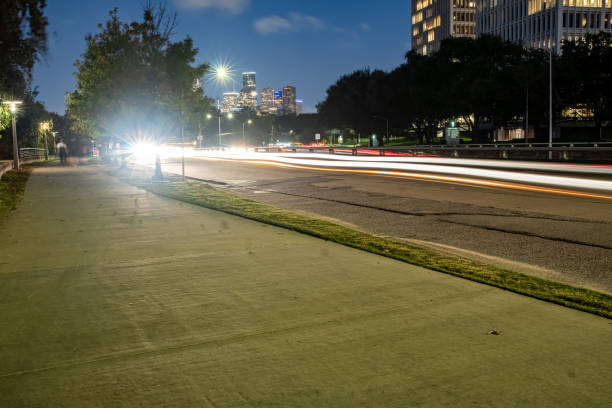 istock Downtown Houston and Allen Parkway at Night 1285185837