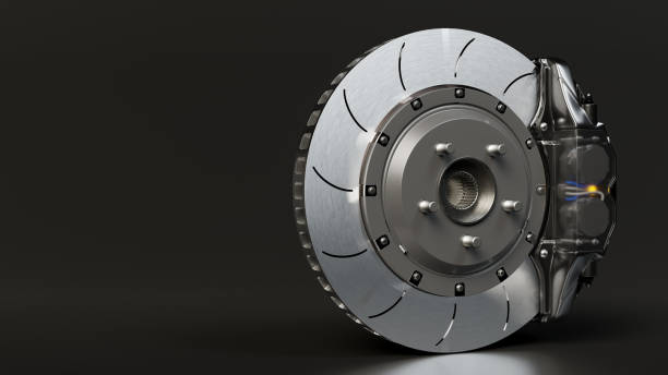 istock Brake Disc and Clear transparent Calliper 1285194672