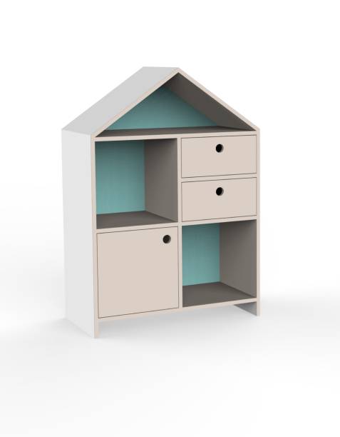 istock Rendering 3 dimention Cabinet, Side Board, Coffe Table furniture 1285198348