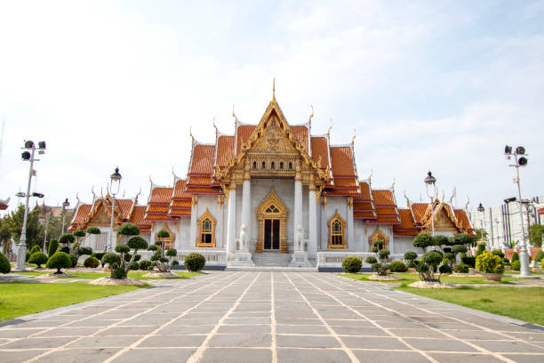 istock What Benchamabophit Dusitwanaram in Bangkok in Thailand 1285207801