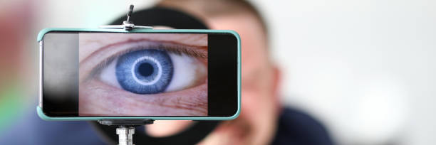 istock Beautiful blue colour of eye 1285210319