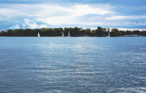 istock Boats in a Lake 1285212169