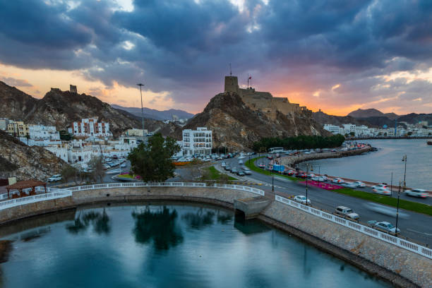 istock Country side at its best from Muttrah Corniche, Muscat, Sultanate of Oman 1285213010