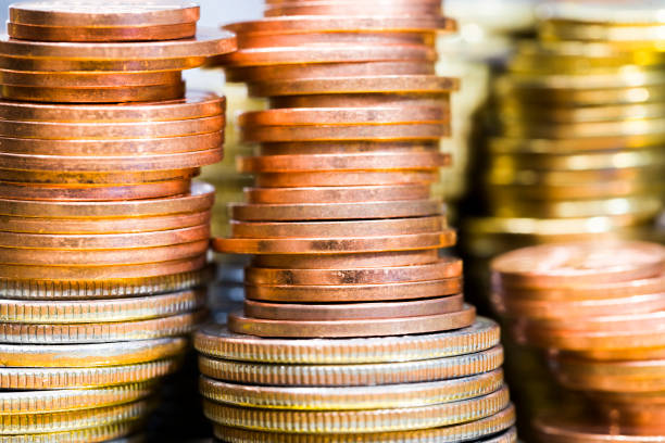 istock different colors and denominations of coins 1285219115