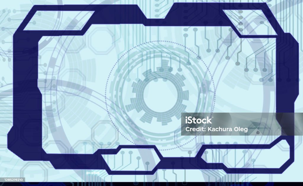 Futuristic Interface Technology Abstract Background One Web Design ...