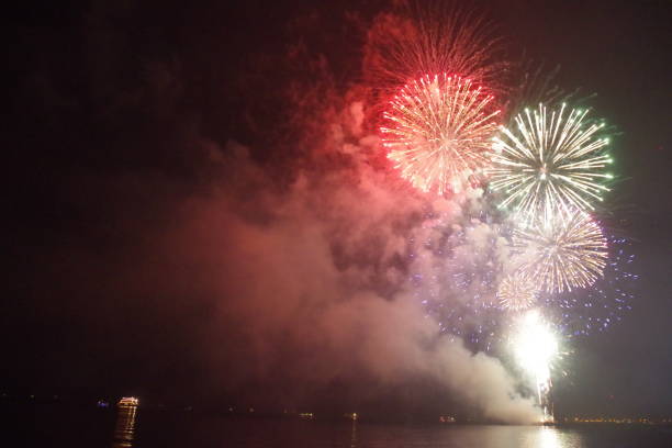 Fireworks in Mall of Asia