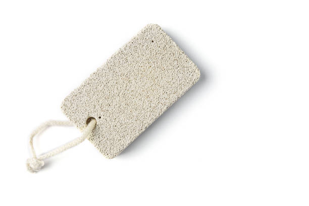 a piece of pumice with a rope in the background