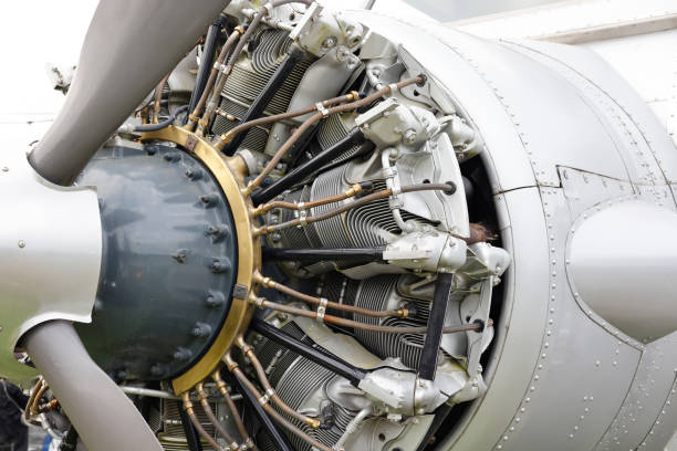 istock 18-cylinder air-cooled radial aircraft engine 1285225990