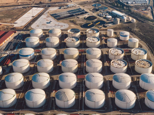 istock High Angle View Of Containers In Factory 1285231525
