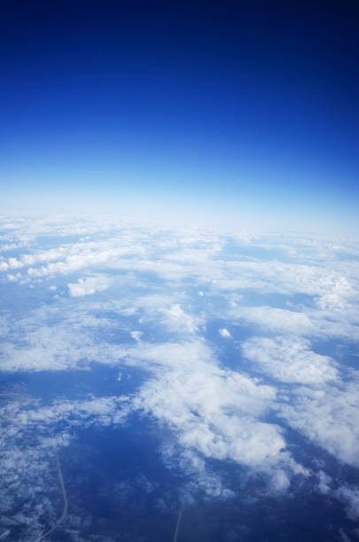 istock The sky with clouds seen from the sky 1285235256