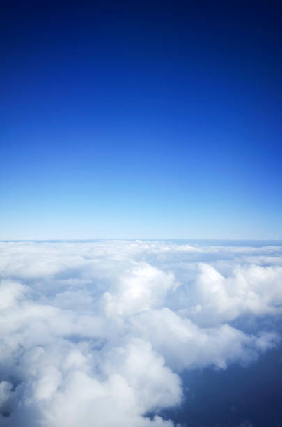 istock The sky with clouds seen from the sky 1285235271