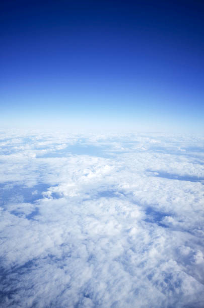 istock The sky with clouds seen from the sky 1285235275
