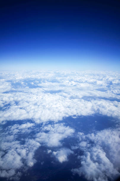 istock The sky with clouds seen from the sky 1285235279