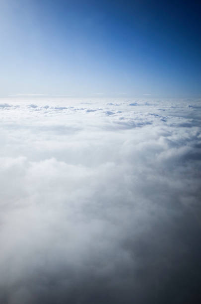 istock The sky with clouds seen from the sky 1285235285