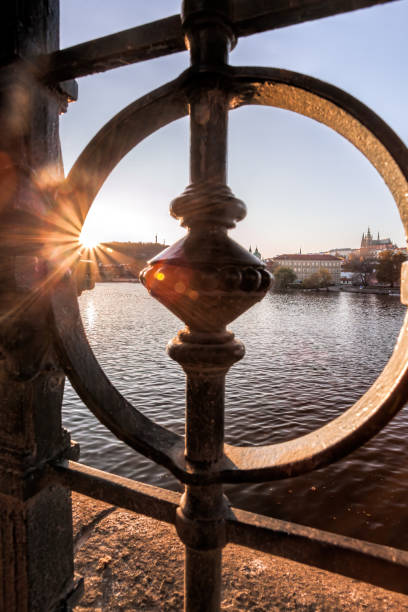 istock Prague Castle against sunset during autumn in Czech Republic 1285238318