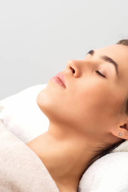 istock Woman waiting for cosmetic procedure 1285243654