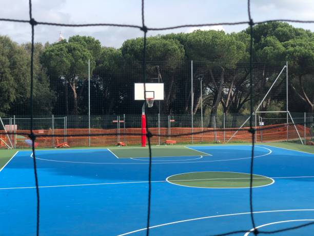 istock Basket ball court 1285244971