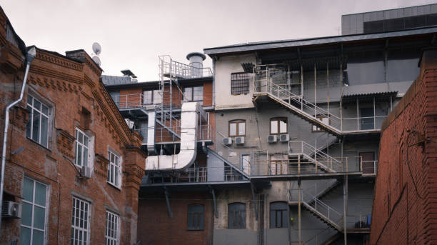 istock View of old factory structures 1285248083