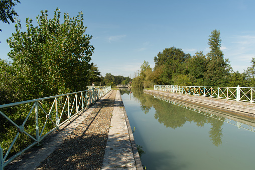 Tirino river is famous for it's crystal clear water, Pescara province