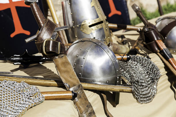 istock Detail of ancient medieval armor 1285250915