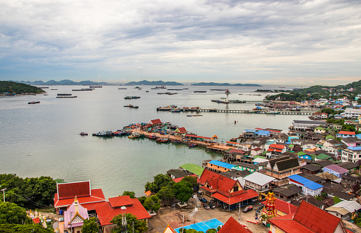 Island between Pattaya and Chonburi in Thailand Asia