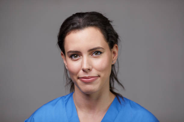 istock Headshot of a nurse looking at the camera. 1285252796