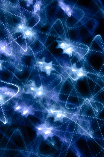 istock background abstraction, glow lines against a dark background. Freeze light 1285256933