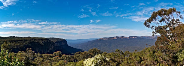 istock Beautiful mountains and deep valleys, Blue Mountain National Park 1285261251