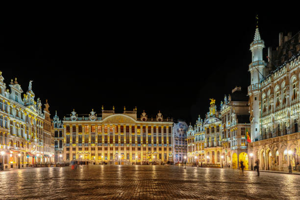 istock Grand Place at night in Brussels 1285261371