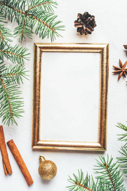 istock Greeting card for Christmas or New Year. 1285265907
