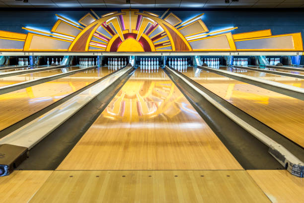 istock Vintage Bowling alley 1285270292