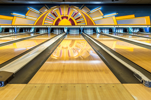 Art Deco Bowling alley.