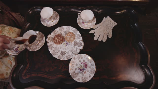 Decorative Porcelain Tea Set.
