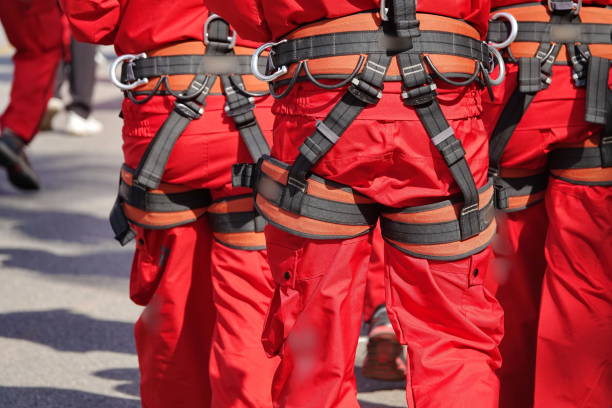 istock search and rescue teams. equipped personnel 1285281482