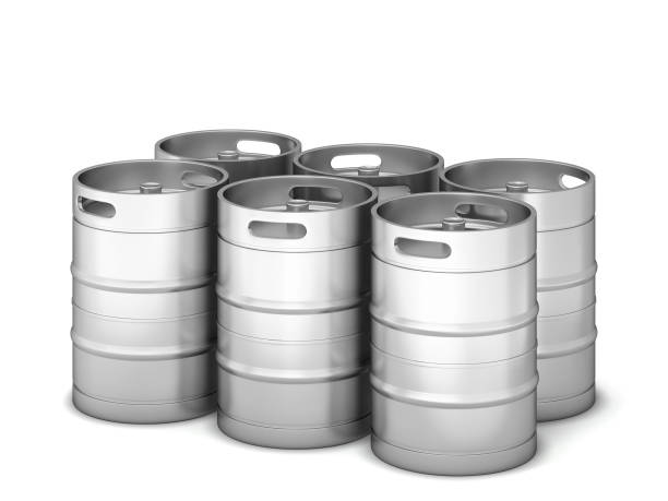 istock Metal beer keg 1285290763