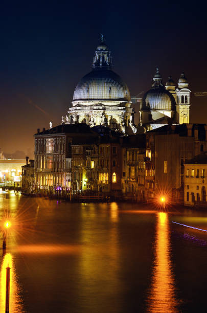istock Beautifull evening with lights in the Grand Canal 1285297716