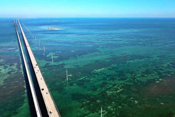 The road over Florida Keys to Key West