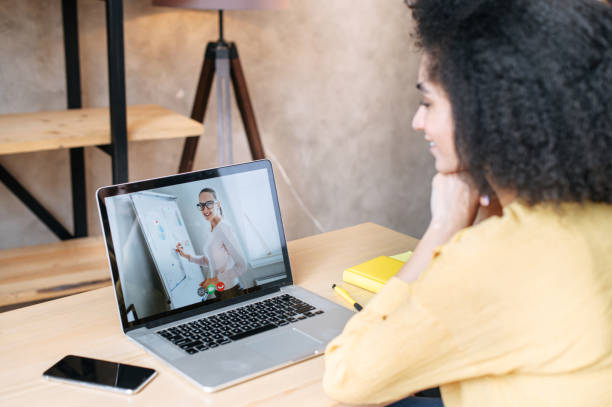 istock An african-american woman talks via video call 1285301873