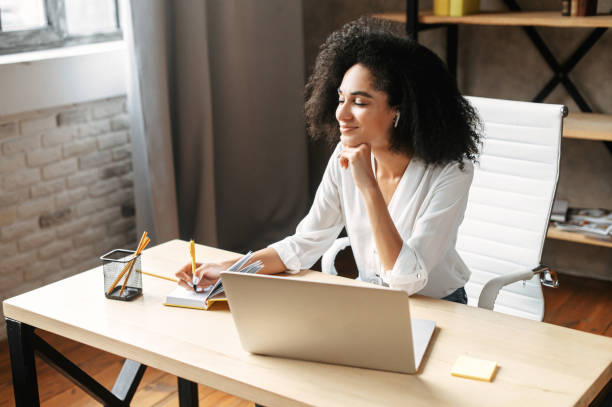 istock An african-american young woman in modern office 1285301882