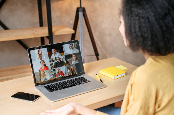 istock An african-american woman talks via video call 1285301901