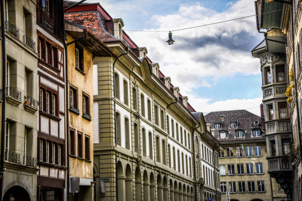 istock Traditional Swiss Architecture In Bern, Switzerland 1285303702