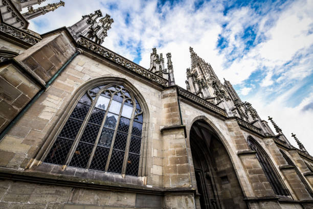istock Architecture Of Beautiful Bern Minster Cathedral 1285304642